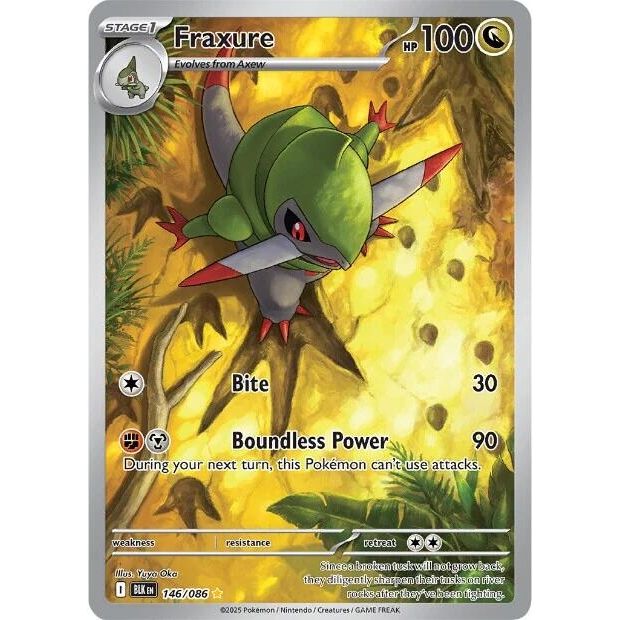 Image for Fraxure (146/086) (SV: Black Bolt) - Pokemon
