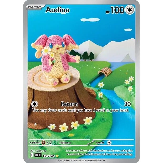 Image for Audino (151/086) (SV: Black Bolt) - Pokemon