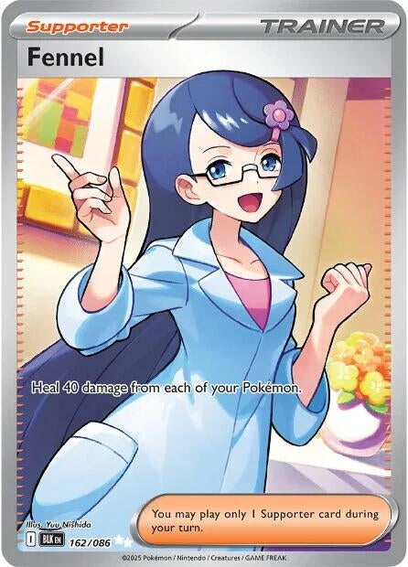 Fennel (162/086) (SV: Black Bolt) - PokeBox USA