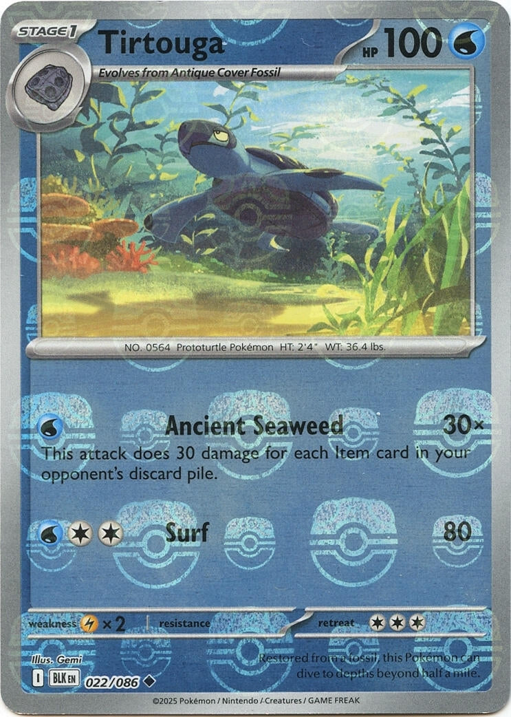 Image for Tirtouga (Master Ball Pattern) (022/086) (SV: Black Bolt) - Pokemon
