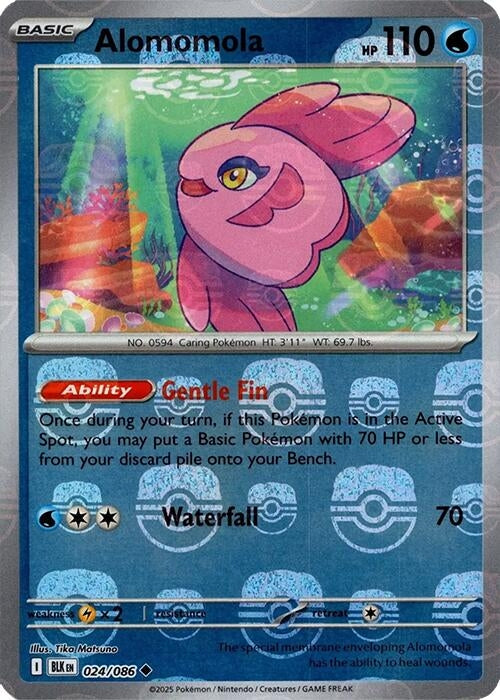 Image for Alomomola (Master Ball Pattern) (024/086) (SV: Black Bolt) - Pokemon