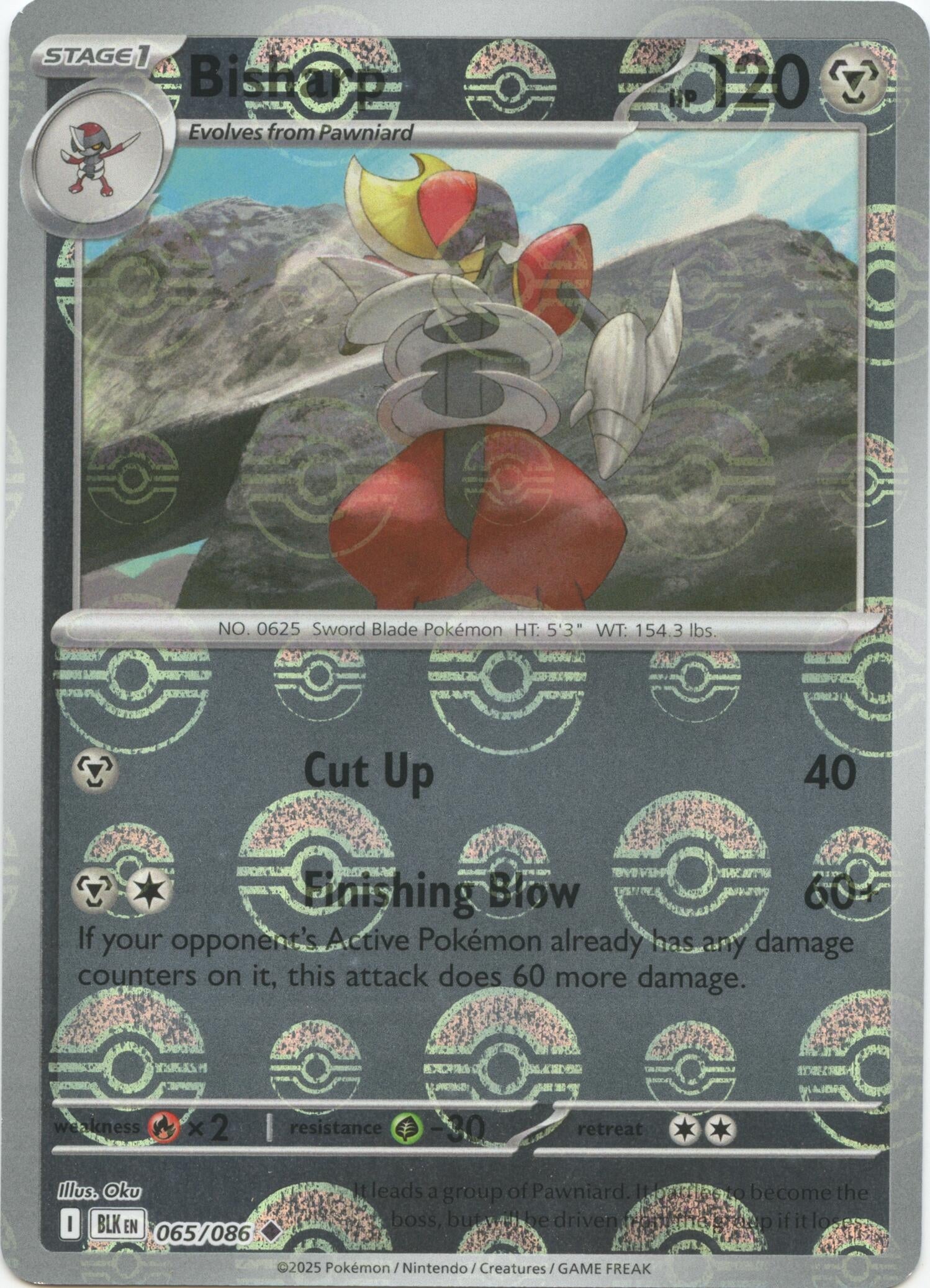 Image for Bisharp (Poke Ball Pattern) (065/086) (SV: Black Bolt) - Pokemon