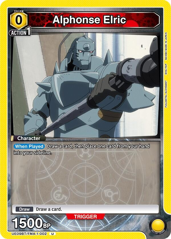 Image for Alphonse Elric (002) (UE09BT/FMA-1-002) (UE09BT: FULLMETAL ALCHEMIST) (UE09BT) - Union Arena