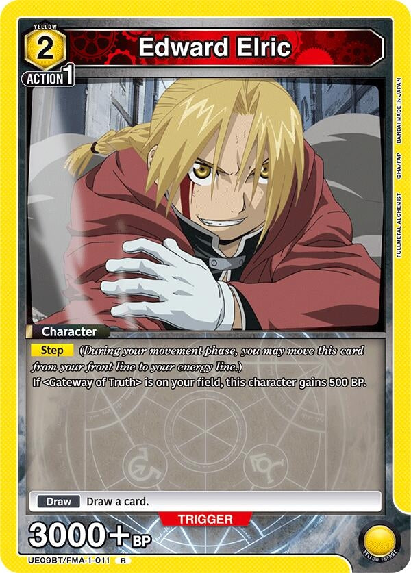 Image for Edward Elric (011) (UE09BT/FMA-1-011) (UE09BT: FULLMETAL ALCHEMIST) (UE09BT) - Union Arena