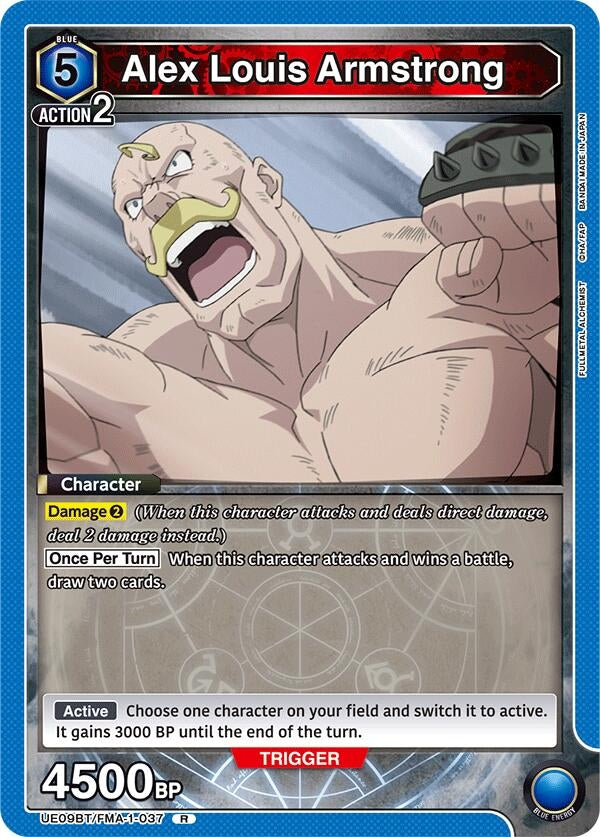 Image for Alex Louis Armstrong (037) (UE09BT/FMA-1-037) (UE09BT: FULLMETAL ALCHEMIST) (UE09BT) - Union Arena