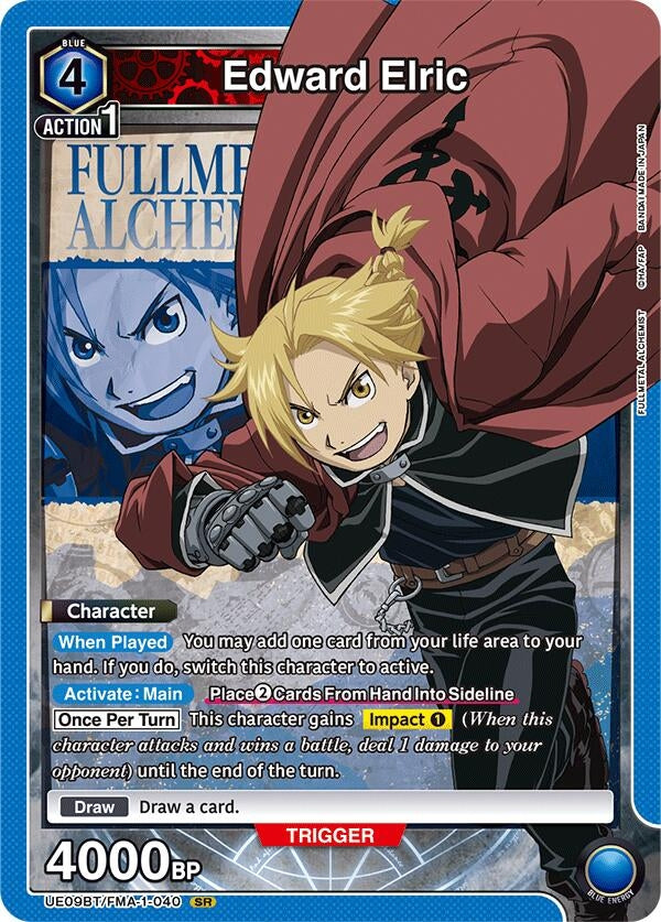 Image for Edward Elric (040) (UE09BT/FMA-1-040) (UE09BT: FULLMETAL ALCHEMIST) (UE09BT) - Union Arena