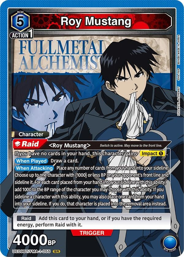 Image for Roy Mustang (055) (UE09BT/FMA-1-055) (UE09BT: FULLMETAL ALCHEMIST) (UE09BT) - Union Arena