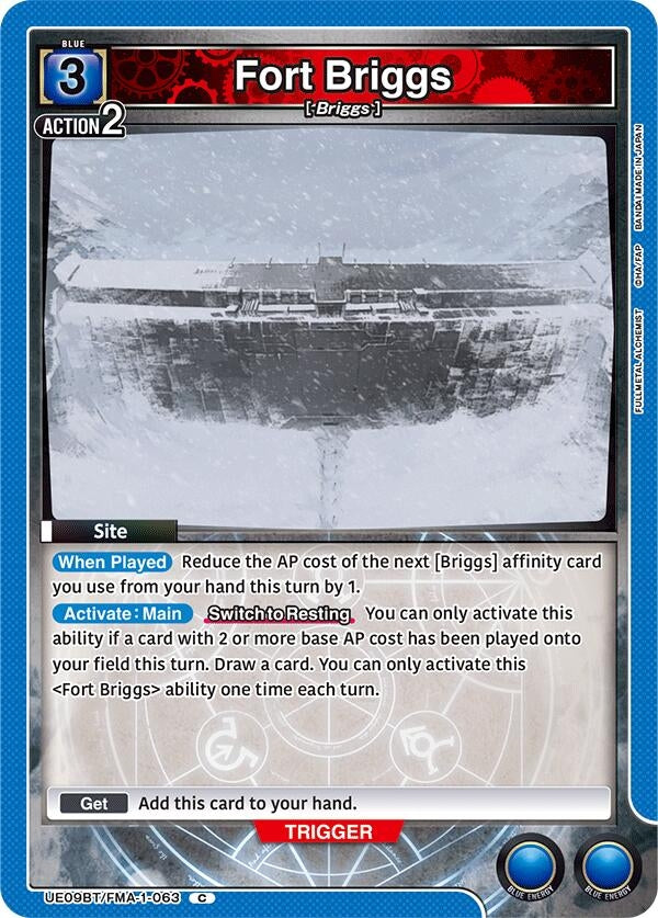 Image for Fort Briggs (UE09BT/FMA-1-063) (UE09BT: FULLMETAL ALCHEMIST) (UE09BT) - Union Arena