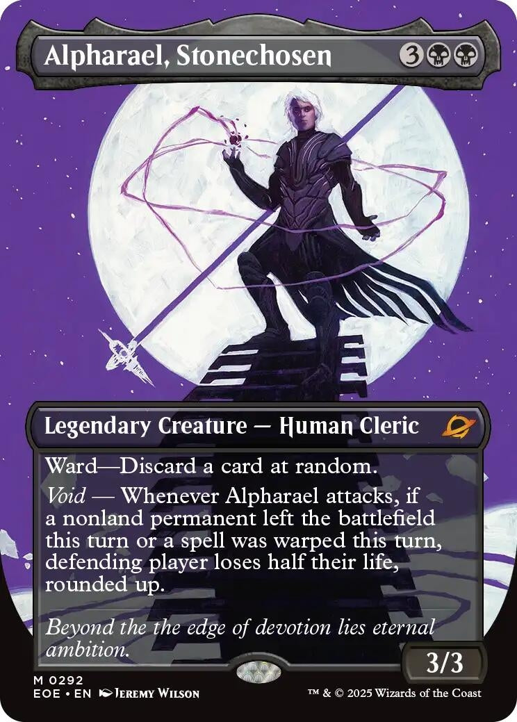 Alpharael, Stonechosen (Borderless) (292) (Edge of Eternities)