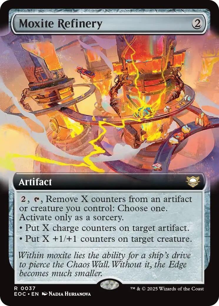 Moxite Refinery (Extended Art) (37) (Edge of Eternities)