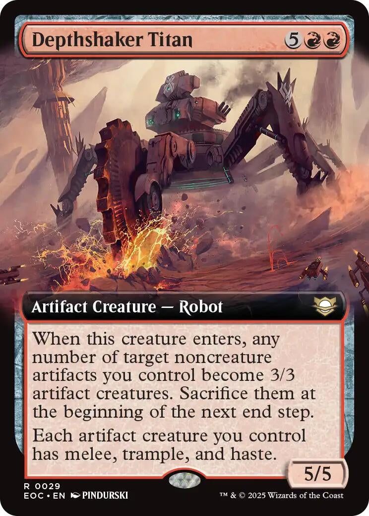 Depthshaker Titan (Extended Art) (29) (Edge of Eternities)