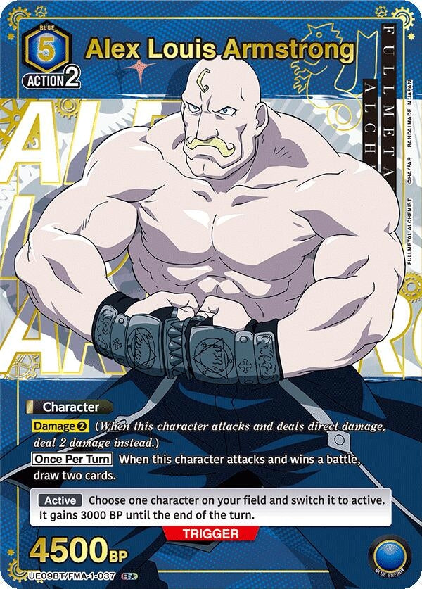 Image for Alex Louis Armstrong (037) (R*) (UE09BT/FMA-1-037) (UE09BT: FULLMETAL ALCHEMIST) (UE09BT) - Union Arena