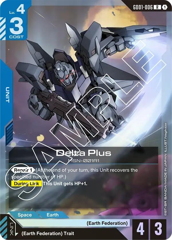 Image for Delta Plus (GD01-006) (Newtype Rising) (GD01) - Gundam Card Game