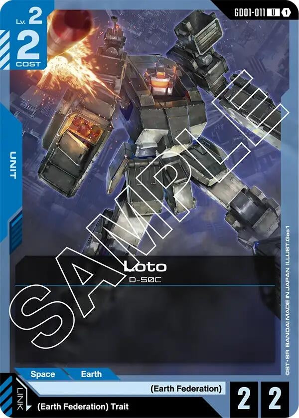 Image for Loto (GD01-011) (Newtype Rising) (GD01) - Gundam Card Game