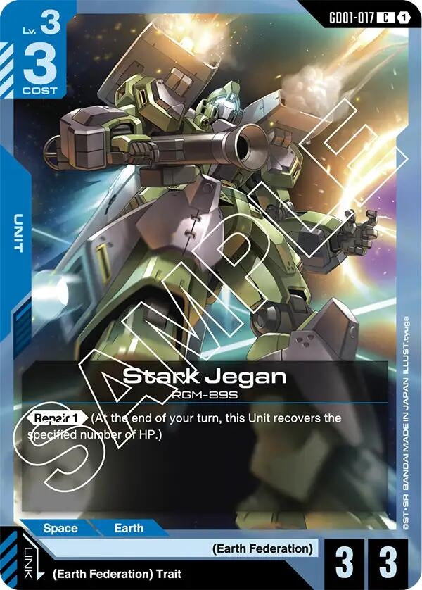 Image for Stark Jegan (GD01-017) (Newtype Rising) (GD01) - Gundam Card Game