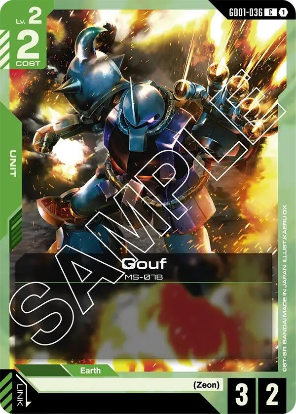 Image for Gouf (GD01-036) (Newtype Rising) (GD01) - Gundam Card Game