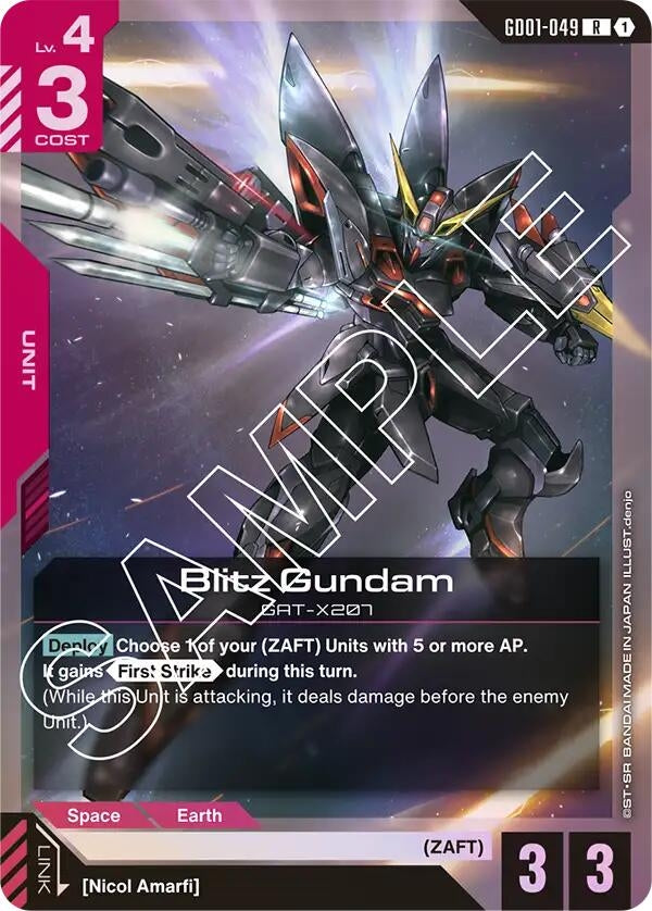 Blitz Gundam (GD01-049) (Newtype Rising)