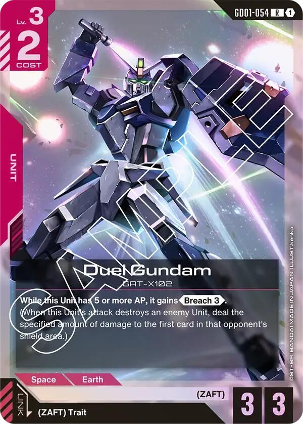 Image for Duel Gundam (GD01-054) (Newtype Rising) (GD01) - Gundam Card Game