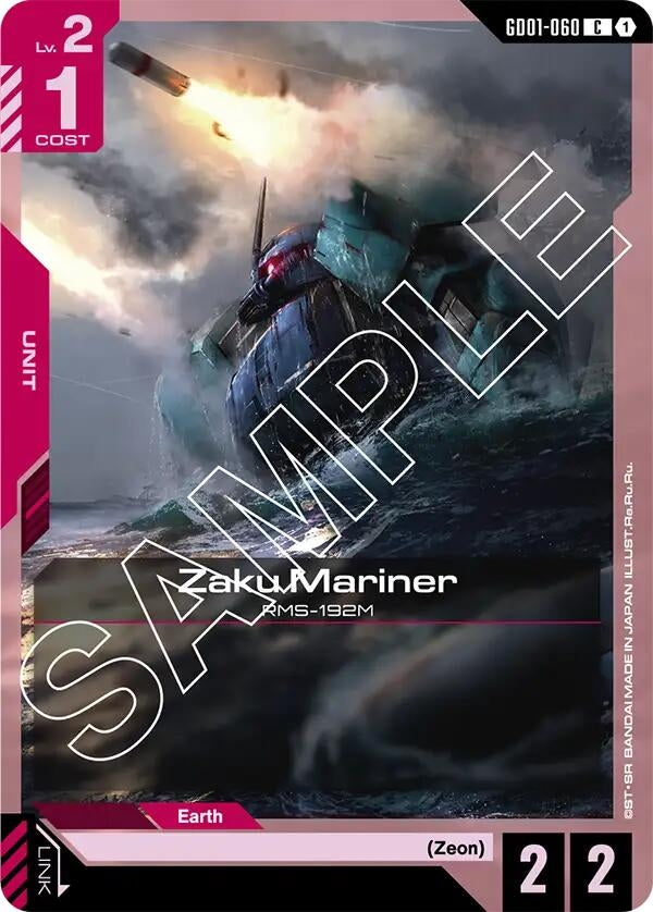 Image for Zaku Mariner (GD01-060) (Newtype Rising) (GD01) - Gundam Card Game