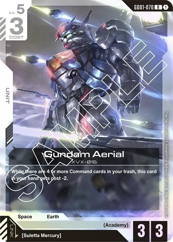Gundam Aerial (GD01-070) (Newtype Rising)