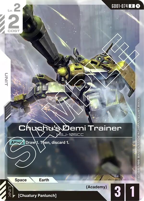 Image for Chuchu's Demi Trainer (GD01-074) (Newtype Rising) (GD01) - Gundam Card Game