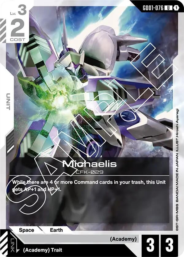 Image for Michaelis (GD01-076) (Newtype Rising) (GD01) - Gundam Card Game