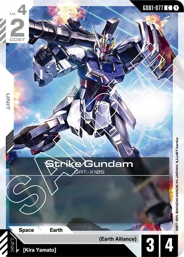 Image for Strike Gundam (GD01-077) (GD01-077) (Newtype Rising) (GD01) - Gundam Card Game