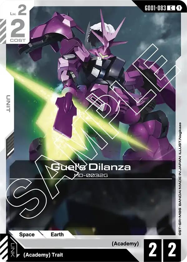Image for Guel's Dilanza (GD01-083) (Newtype Rising) (GD01) - Gundam Card Game