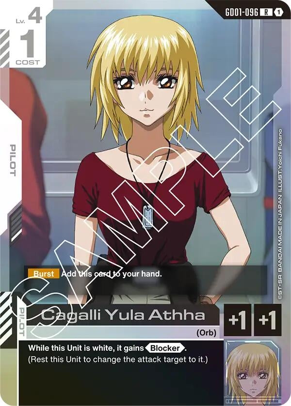 Image for Cagalli Yula Athha (GD01-096) (Newtype Rising) (GD01) - Gundam Card Game