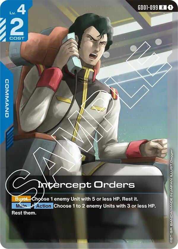 Intercept Orders (GD01-099) (Newtype Rising)
