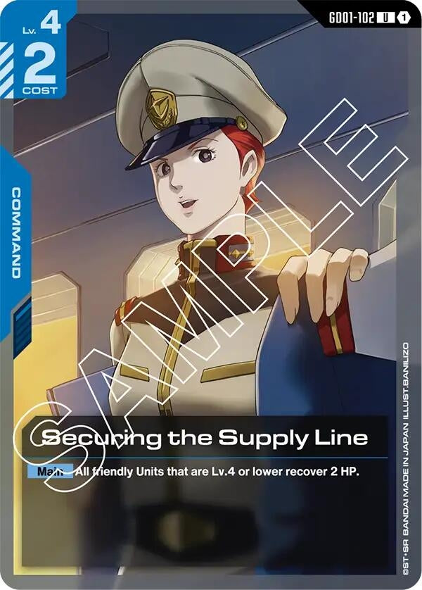 Image for Securing the Supply Line (GD01-102) (Newtype Rising) (GD01) - Gundam Card Game