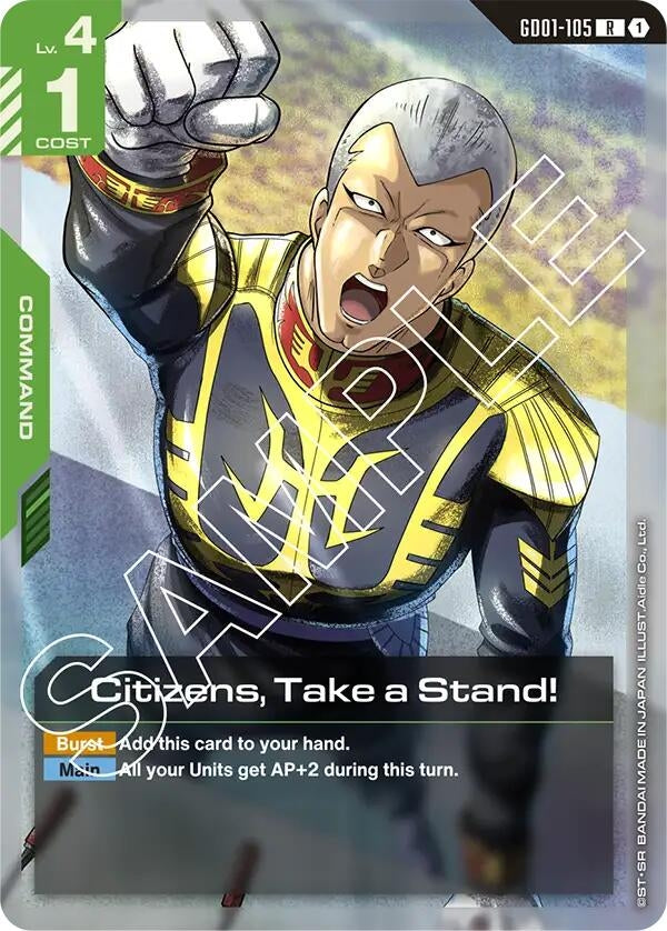 Citizens, Take a Stand! (GD01-105) (Newtype Rising)