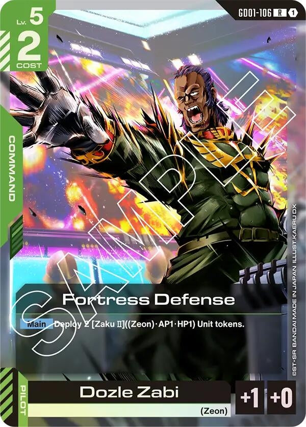 Fortress Defense (GD01-106) (Newtype Rising)
