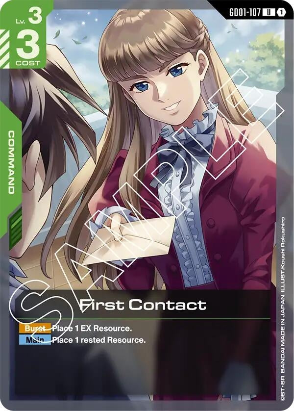 Image for First Contact (GD01-107) (Newtype Rising) (GD01) - Gundam Card Game