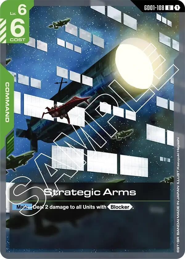Image for Strategic Arms (GD01-108) (Newtype Rising) (GD01) - Gundam Card Game