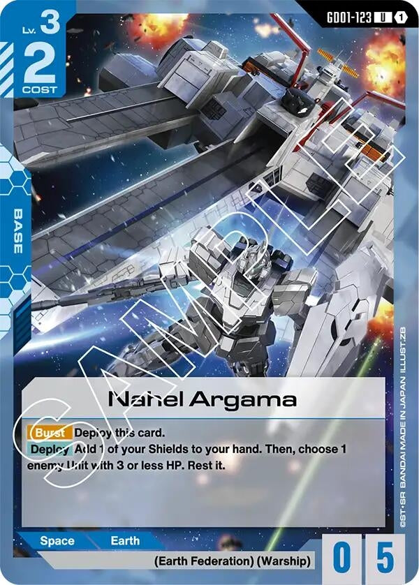 Image for Nahel Argama (GD01-123) (Newtype Rising) (GD01) - Gundam Card Game