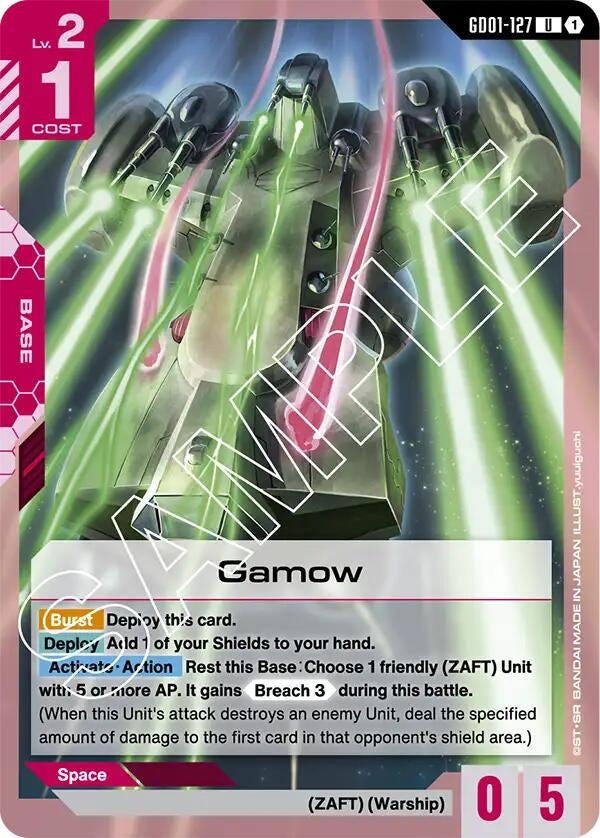 Image for Gamow (GD01-127) (Newtype Rising) (GD01) - Gundam Card Game