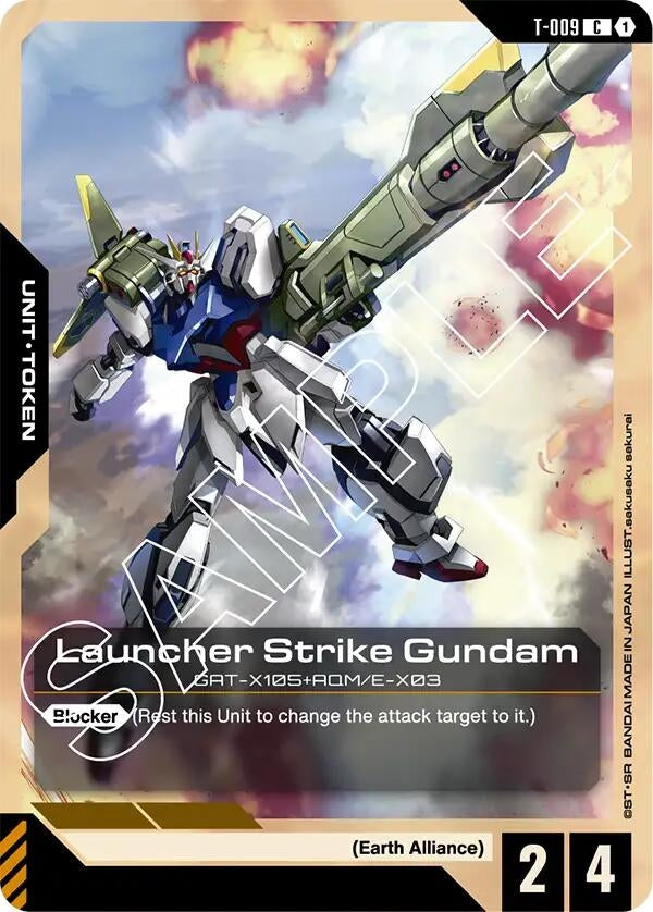 Image for Launcher Strike Gundam (T-009) Token (T-009) (Newtype Rising) (GD01) - Gundam Card Game