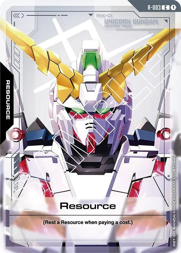 Image for Resource (R-003) (R-003) (Newtype Rising) (GD01) - Gundam Card Game