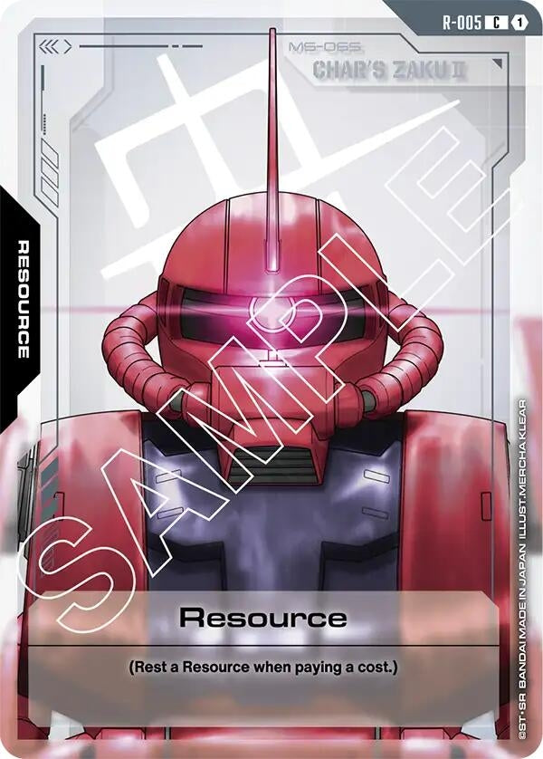 Image for Resource (R-005) (R-005) (Newtype Rising) (GD01) - Gundam Card Game
