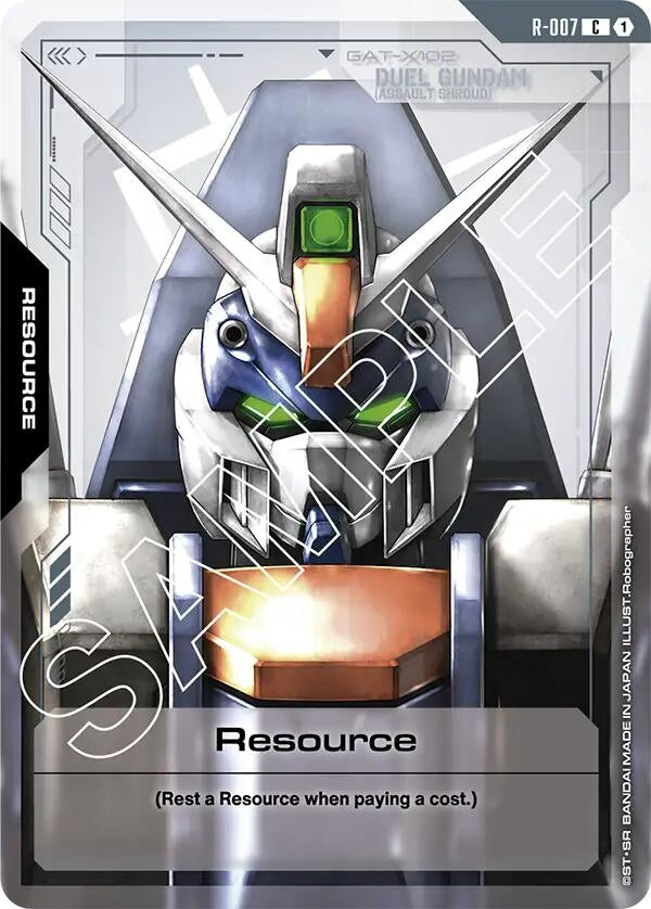 Image for Resource (R-007) (R-007) (Newtype Rising) (GD01) - Gundam Card Game