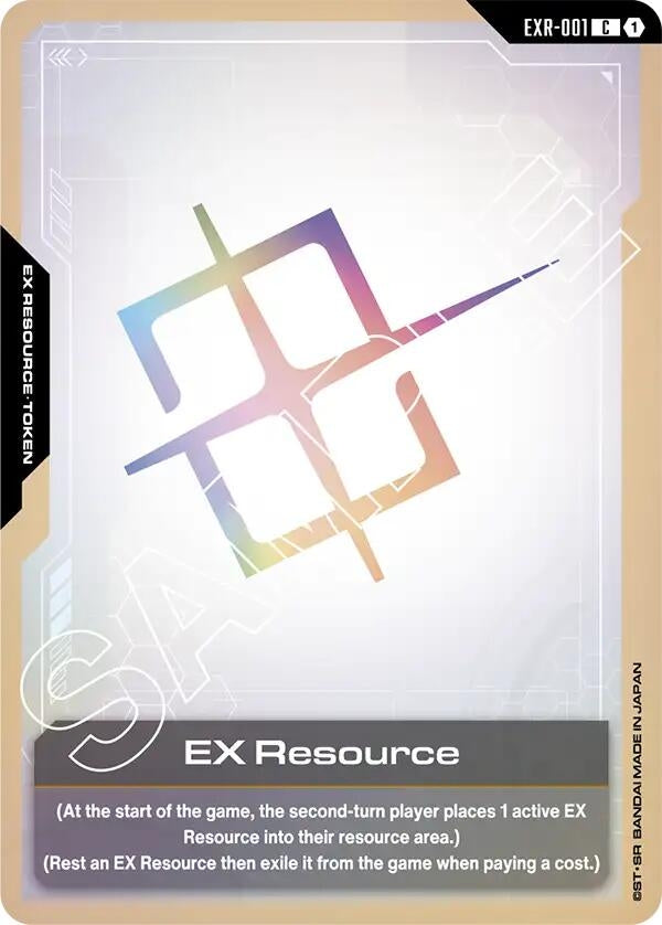 Image for EX Resource (EXR-001) (Newtype Rising) (GD01) - Gundam Card Game