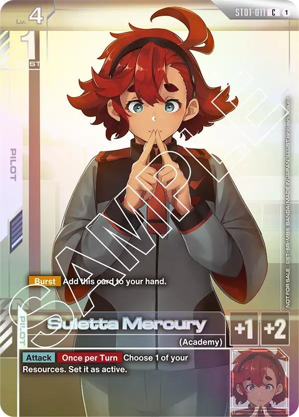 Image for Suletta Mercury (Newtype Challenge 2025 Mission 1) (ST01-011) (Gundam Promotional Cards) (GCG-PR) - Gundam Card Game