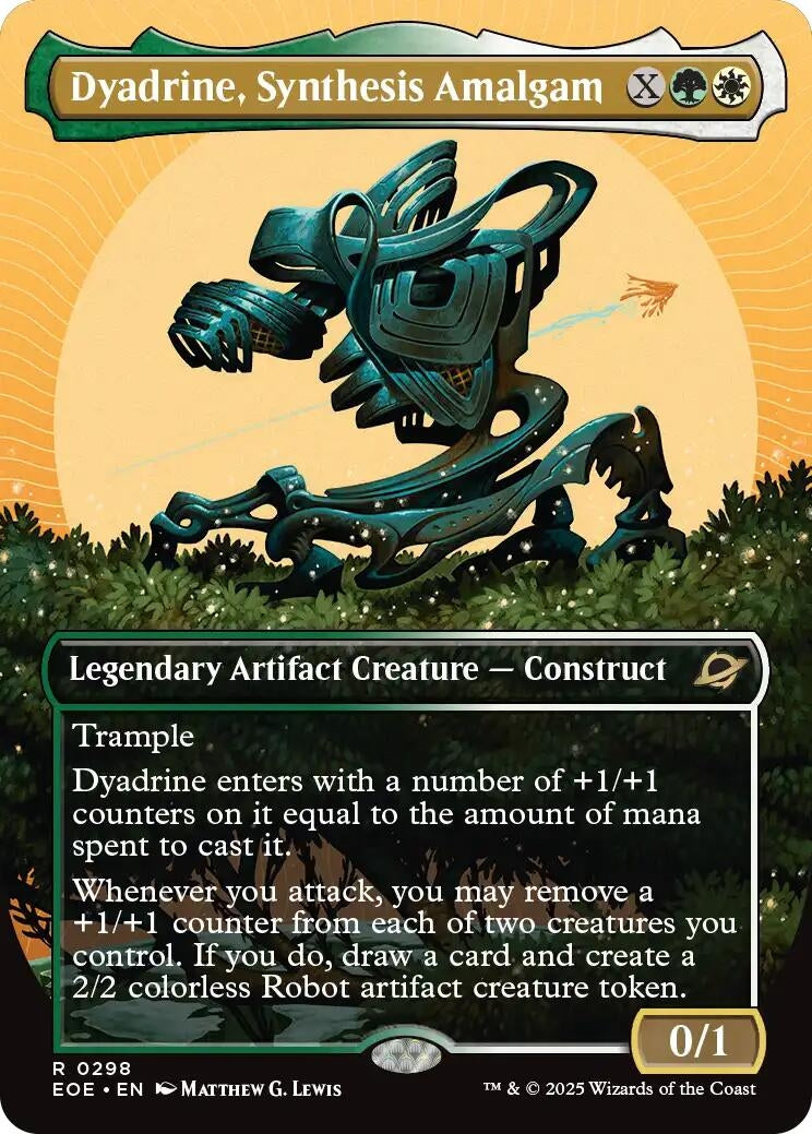 Dyadrine, Synthesis Amalgam (Borderless) (298) (Edge of Eternities)