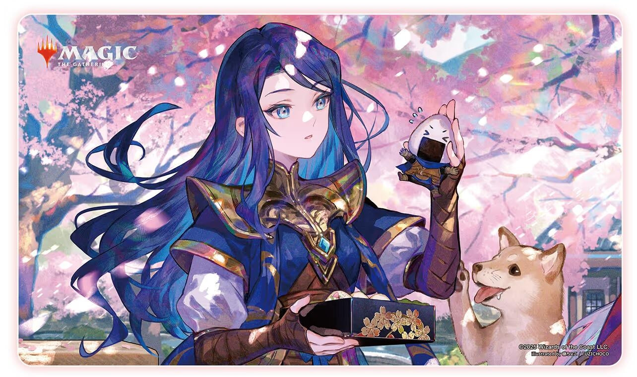 Image for 2025 Narset Cherry Blossom Viewing Playmat for Magic: The Gathering - Playmats