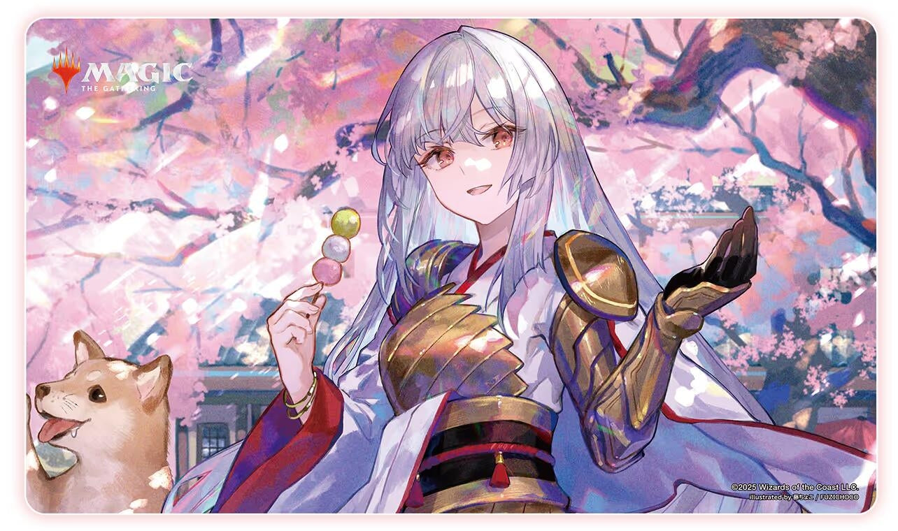 Image for 2025 Wandering Emperor Cherry Blossom Viewing Playmat for Magic: The Gathering - Playmats