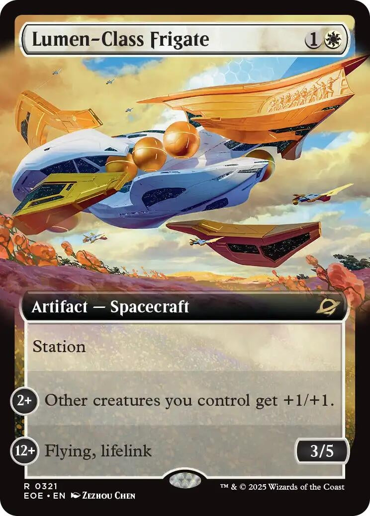 Lumen-Class Frigate (Extended Art) (321) (Edge of Eternities)