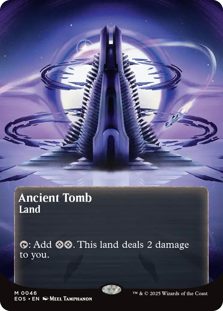 Ancient Tomb (0046) (Borderless) (46) (Edge of Eternities: Stellar Sights)