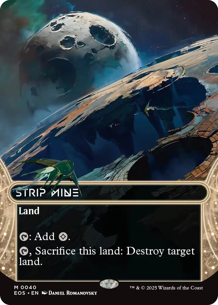 Strip Mine (0040) (Borderless) (40) (Edge of Eternities: Stellar Sights)