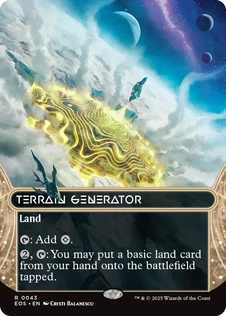 Terrain Generator (0043) (Borderless) (43) (Edge of Eternities: Stellar Sights)